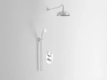 CARUSO - 4 hole shower set with overhead shower by Park Avenue - view 2